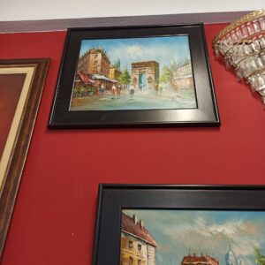 Πίνακες ζωγραφικής με ξύλινο κάδρο 2 τμχ Π117Υ67εκ