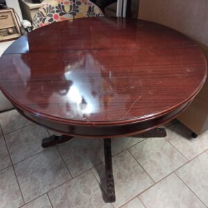 Ξύλινη στρόγγυλη τραπεζαρία Ροτόντα Φ100Υ80εκ