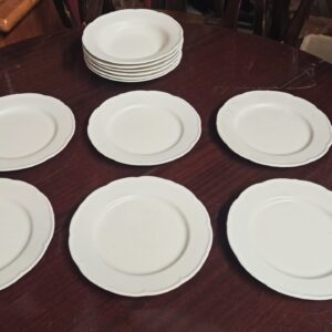 Πιάτα φαγητού 18τμχ  22 και 27εκ