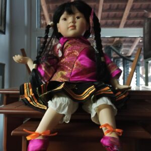 Alternative view of Παιδική πορσελάνινη κούκλα