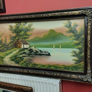 Σκαλιστό κάδρο+ζωγραφικής