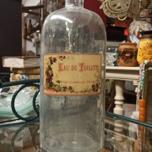 Διακοσμητικό μπουκάλι γυάλινο 1τεμάχιο Υ40χΔ15εκ