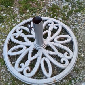 Μαντεμένια σκαλιστή βάση για ομπρέλες 1τμχ Υ30χΔ56εκ