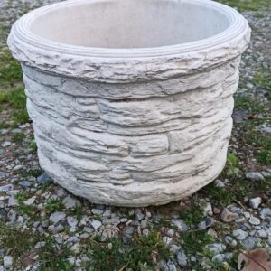 Τσιμεντένια γλάστρα 1τμχ Υ42χΔ40εκ