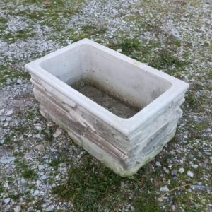 Τσιμεντένια γλάστρα 1τμχ Μ40χΠ28χΥ20εκ