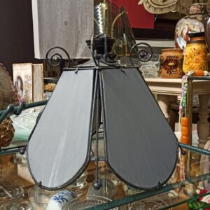 Μικρό σιδερένιο φωτιστικό με χρώματα κιμωλίας 1τμχ