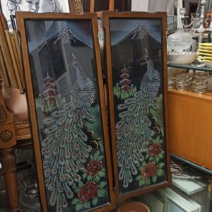 Alternative view of Πινακάκια print με ξύλινο κάδρο χωρίς σκάλισμα 2τμχ 0,82χ 0,32