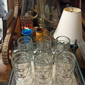 Γερμανικά ποτήρια μπύρας 4τμχ Υ20χΔ11εκ