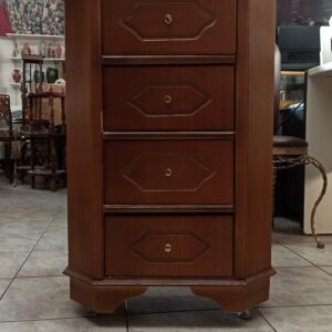 Στενό νεοκλασικό κομοδίνο 1τμχ Υ80χΜ50χΠ30εκ