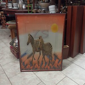 Alternative view of Πίνακας με δύο ζέβρες Υ85χΜ62εκ