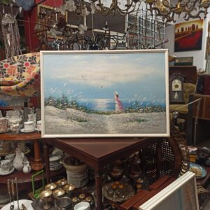 Πίνακας ζωγραφικής με άσπρο κάδρο Υ63χΜ95εκ