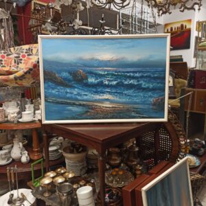 Πίνακας ζωγραφικής με άσπρο κάδρο Υ63χΜ95εκ