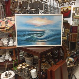 Πίνακας ζωγραφικής με άσπρο κάδρο Υ63χΜ95εκ