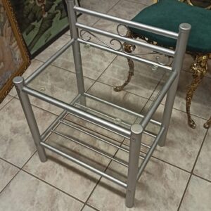 Κομοδίνο κρεβατοκάμαρας σιδερένιο 1τμχ Υ45χΜ46χΠ36εκ