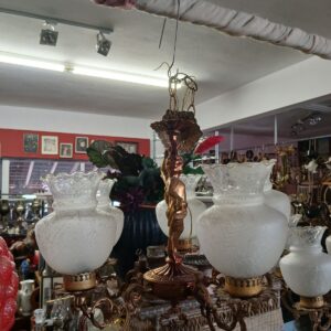 Alternative view of Μπρούτζινα πολύφωτα  με απεικόνιση αγγέλου 2 κομμάτια