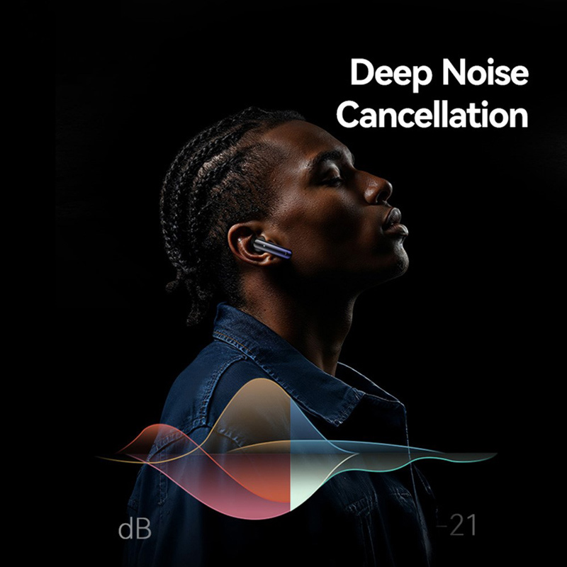 ασύρματα ακουστικά με θήκη φόρτισης 35/300mAh, μαύρα - Image 3