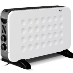 Θερμοπομπός 2000W, με θερμοστάτη και ανεμιστήρα, λευκός