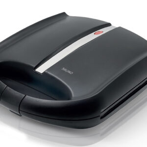 Ψηστιέρα-Τοστιέρα για 4 τοστ 1400W, μαύρη mat-inox