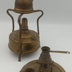 Alternative view of μπρούτζινη γκαζιέρα και μπρίκι τζεσβές